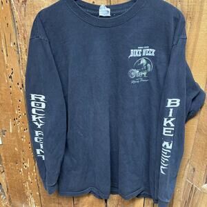 Sonora Mexico Bike Week Rocky Point Long Sleeve Graphic Tee Black Large